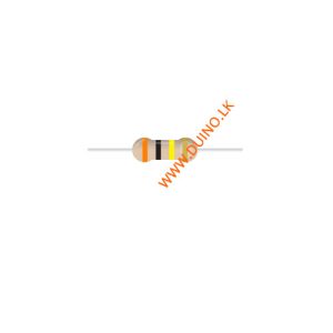 300K Ohm 1/4W 300K 5% Carbon Film Resistor