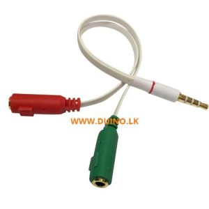 PC Headset to 3.5mm Smartphone Adapter