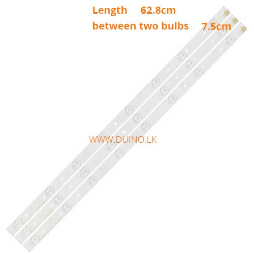 Toshiba SVT320AE9 6V 8LED Back Light Strips *3Pcs Set