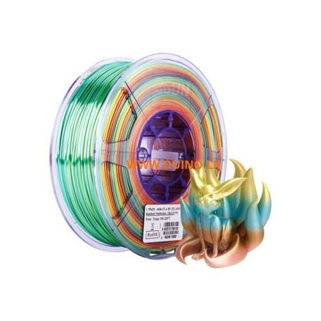 eSUN eSilk PLA Rainbow Multicolor Filament 1.75mm 1kg - Duinolk | The ...