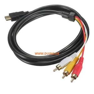 HDMI Male to 3RCA Video Audio Cable 5FT 1.5M
