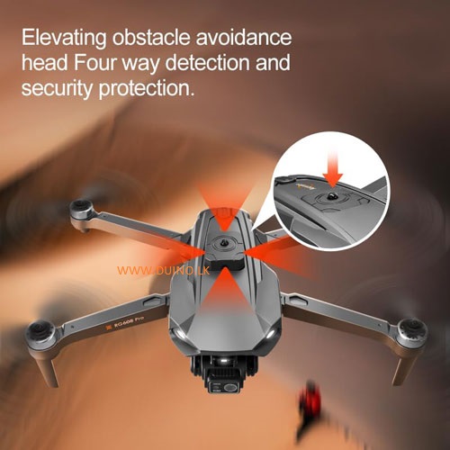 RG 608 PRO Remote Drone-Brushless Motor Night Vision Aircraft Optical Flow Dual Camera-Remote Control Obstacle Avoidance - Image 6