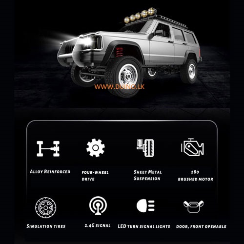 MN-78 RC Car Offroad-1/12 2.4G 4WD Remote Controlled Car Model