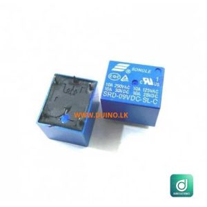9V DC Power Relay SRD-09VDC-SL-C PCB Type