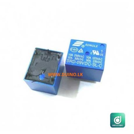 9V DC Power Relay SRD-09VDC-SL-C PCB Type - Duinolk | The Biggest ...