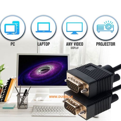 15M VGA to VGA High Quality Cable Computer Monitor3
