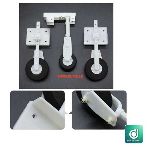 RC Plane Landing Gear Kit with Wheels3