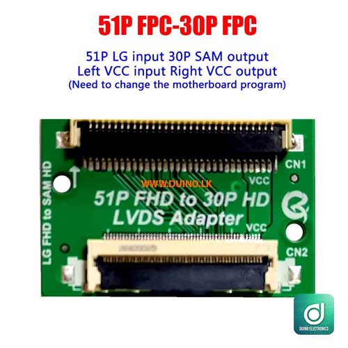 51P FPC-30P FPC-Left VCC Input-Right VCC Output
