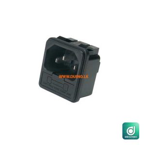 IEC AC Power Jack Chassis Mount with Fuse Holder AC 250V 10A
