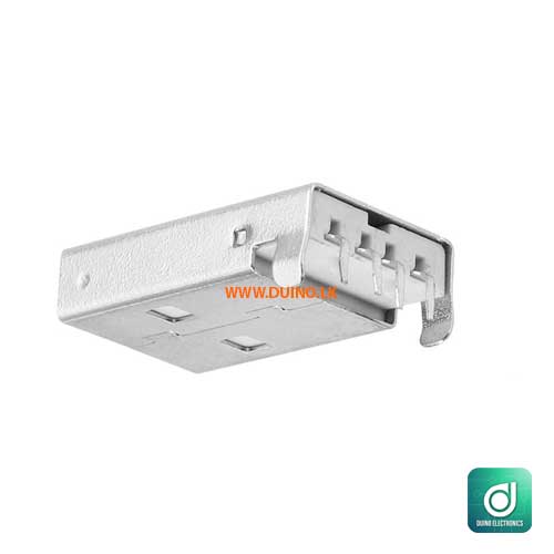USB 2.0 PCB R/A A-type Plug Male Connector-2