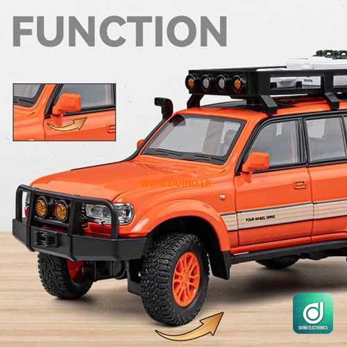 Toyota Land Cruiser LC80 Metal Diecast Car 1:24-2