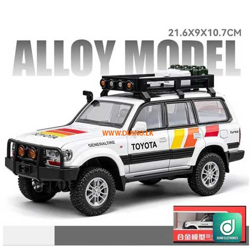 Toyota Land Cruiser LC80 Metal Diecast Car 1:24-3