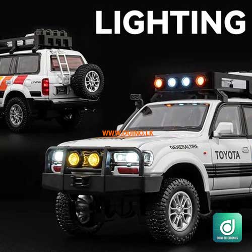 Toyota Land Cruiser LC80 Metal Diecast Car 1:24-4