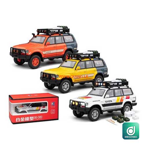 Toyota Land Cruiser LC80 Metal Diecast Car 1:24