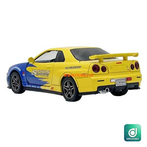 Nissan GTR R34 Simulation Alloy Car-1