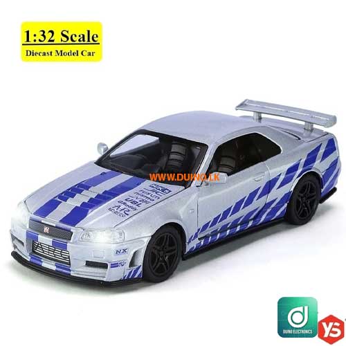 Nissan GTR R34 Simulation Alloy Car