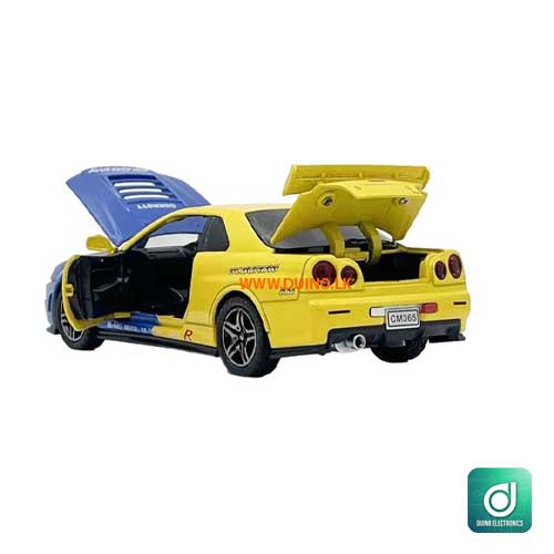 Nissan GTR R34 Simulation Alloy Car-7