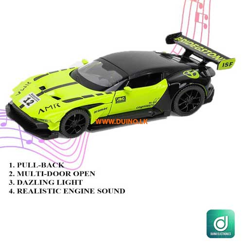 Aston Martin Alloy Diecast Model 1:32 Openable Doors & Light Music-3