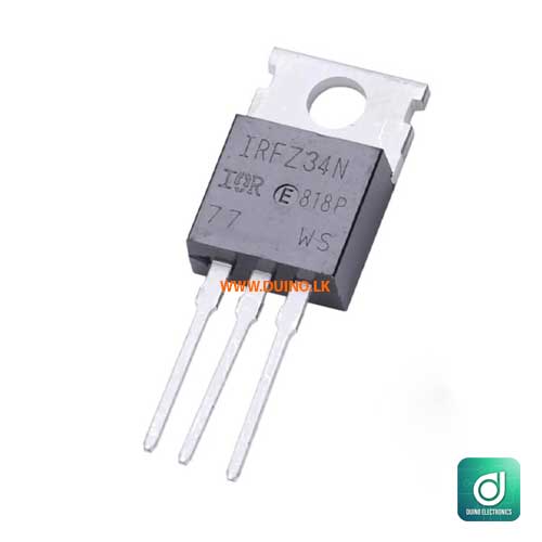 IRFZ34N N-channel 29A 55V MOSFET Transistor