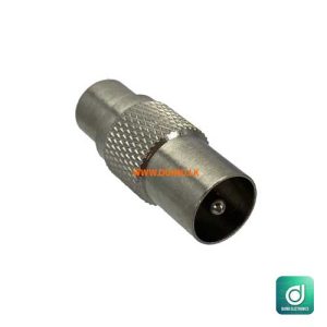 IEC PAL DVB-T male plug to RCA TV female jack straight RF COAXIAL Connector