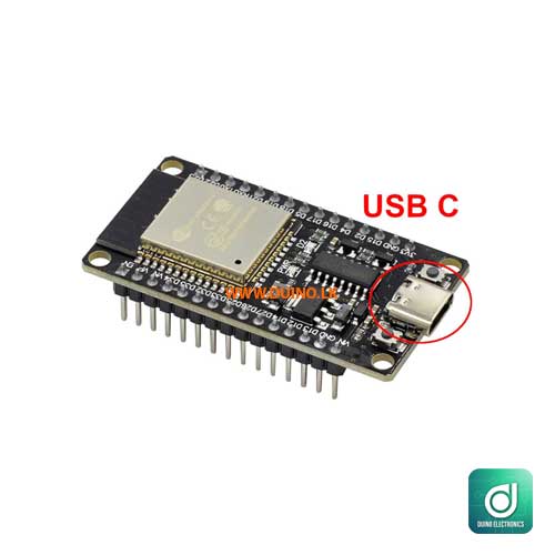 ESP32 USB-C Wireless WiFi Bluetooth Dev Board CH340-2