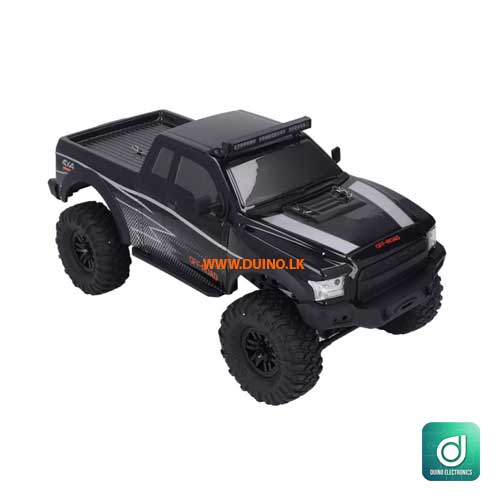 RC Crawler 1/10 Scale 2.4GHz 4WD LED Light 1500mAh 15km/h Rubber Tires