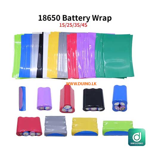 18650 Battery Film Tape Precut Shrinkable Sleeve Wrap Cover PVC Heat Shrink Tube 1S 2S 3S 4S