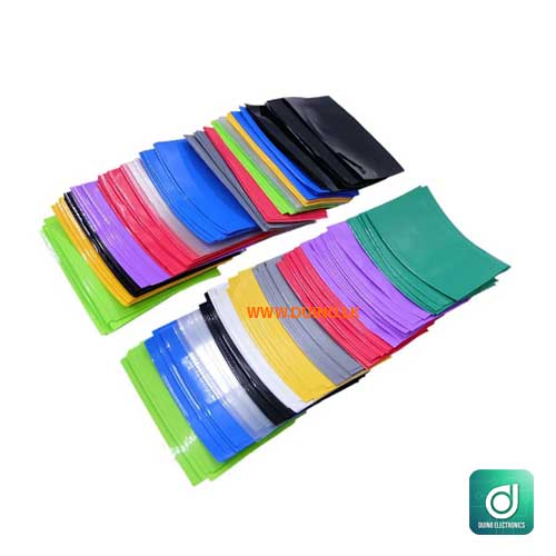 18650 Battery Film Tape Precut Shrinkable Sleeve Wrap Cover PVC Heat Shrink Tube 1S 2S 3S 4S