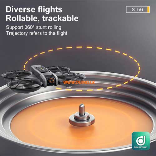 S156 Drone FPV HD Camera Brushless Motor Obstacle Avoidance Quadcopter with LED Screen Control-7