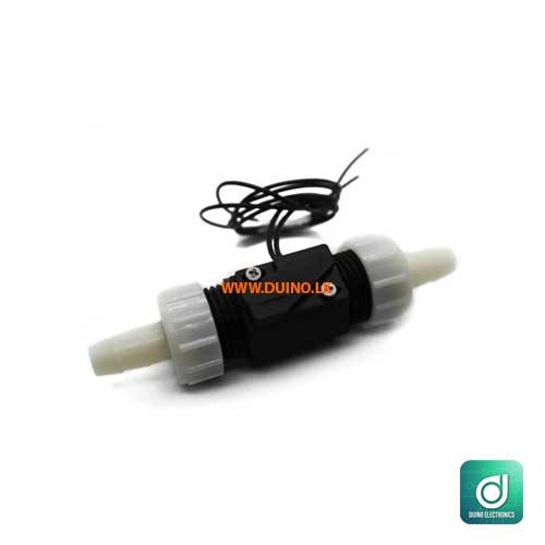 Inline Plastic Water Flow Sensor Switch 8mm Nozzle G1/2" -1