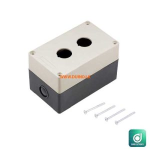 Control Station Box 22mm 2 Push Button Hole Waterproof Enclosure