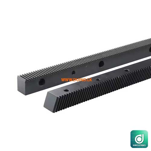 1.25mm 25x22mm 1400mm Helical Rack Black Color