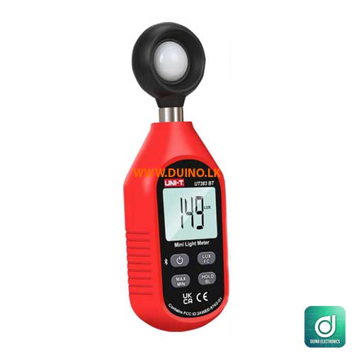 UNI-T Light Meter UT383BT Lux Meter Digital Illuminance Meter 0~199900-5