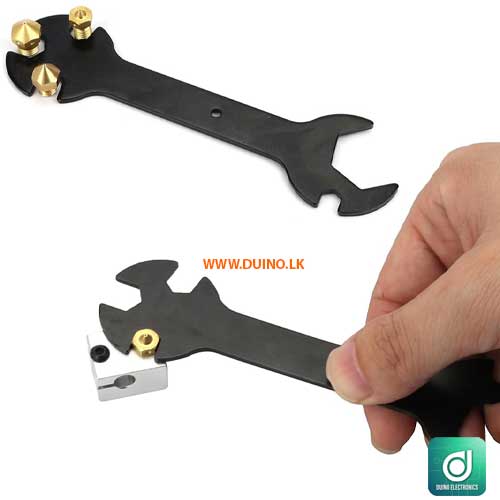 5in1 Wrench Stay 6mm to 20mm Spanner Steel Flat Ratchet for Nozzles CNC Machine 3D Printers