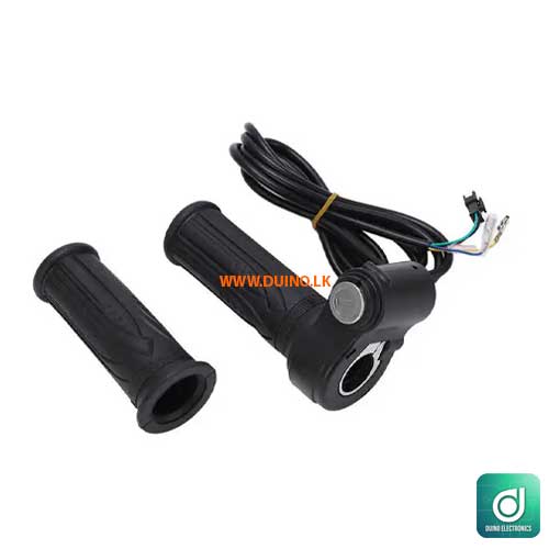 Electric Bike Grip Throttle Set With Key Switch 24V/36V/48V 1.5m Cable-4