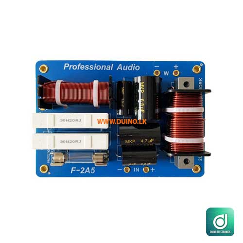 F-2A5 2-Way Speaker Crossover No Distortion 650W Frequency Divider