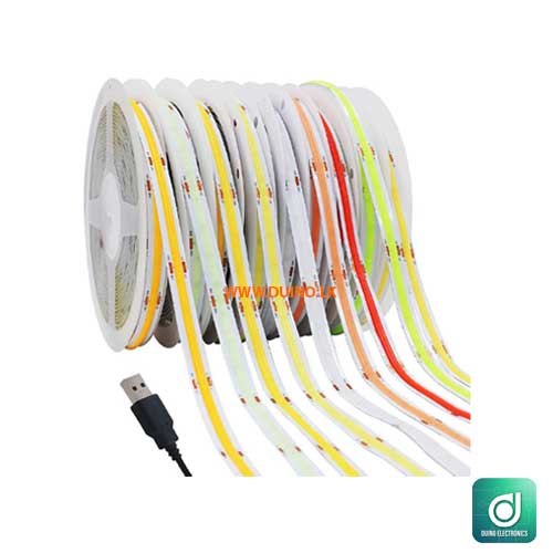 DC 5V LED COB Strip Light USB High Density Linear Lighting 320LED *with Touch Switch