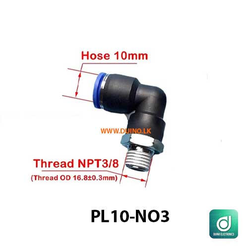 Pipe Fitting PL Pneumatic Fitting External Quick Release Pipe Air Connector
