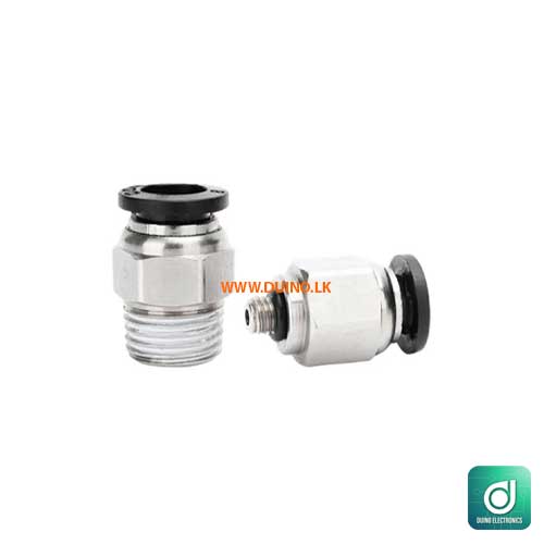 Pipe Fitting PC Pneumatic Fittings Straight Quick Connectors OD 4/6/8/10 /12mm Hose Pipe 1/8 ” 1/4 ” 3/8 ” 1/2 ” Male Thread