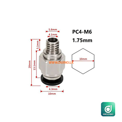 Pipe Fitting PC Pneumatic Fittings Straight Quick Connectors OD 4/6/8/10 /12mm Hose Pipe 1/8 ” 1/4 ” 3/8 ” 1/2 ” Male Thread
