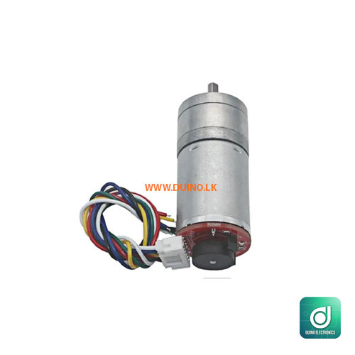 JGA25-370 24VDC 334RPM Encoder Electric Gear Motor