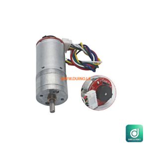 JGA25-370 24VDC 334RPM Encoder Electric Gear Motor