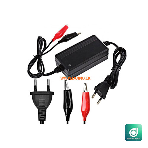 12V 5A AC-DC Power Adapter With Crocodile Clips Output