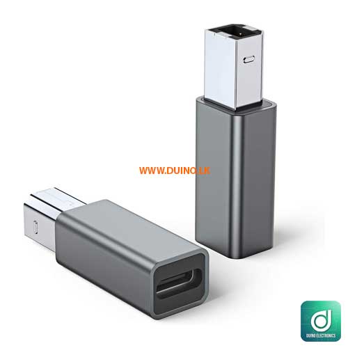 USB Type C to USB B Converter Connector