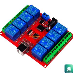 12V USB Controlled 8 Channel Relays Module Board Programmable Computer Control-1