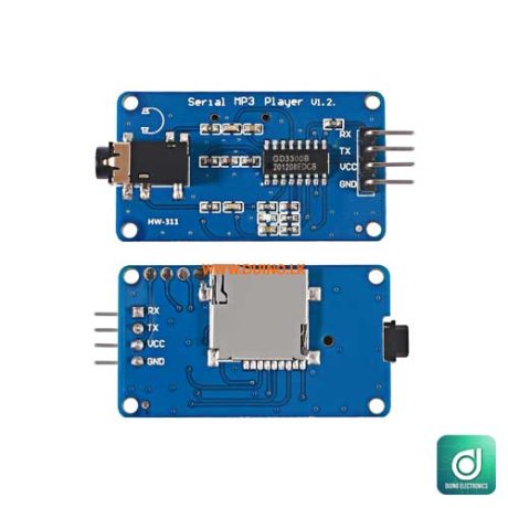 YX5300 UART Control Serial Port UART Control MP3 TF Card Music Player ...