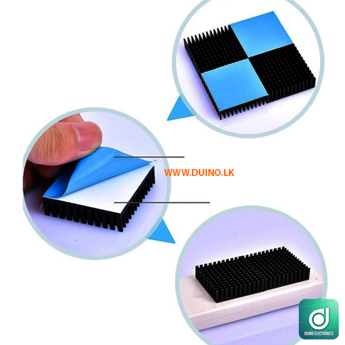 40mm Heatsink 40x40x11mm with Adhesive for NEMA 17 Stepper-1