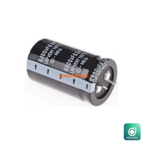6800uF 63v Aluminum Electrolytic Capacitor *1Pcs 52x30mm