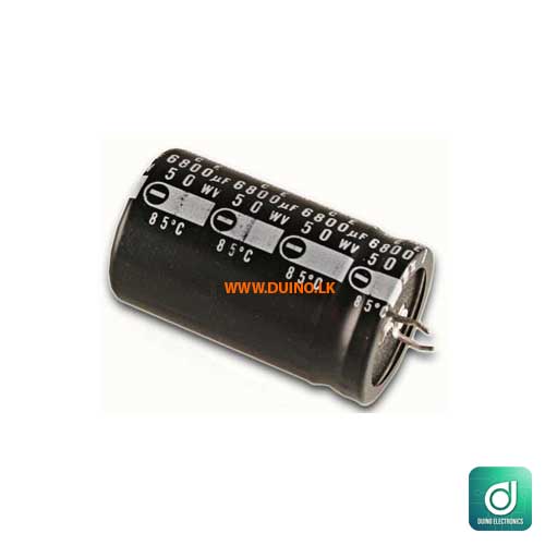 6800uF 50v Aluminum Electrolytic Capacitor *1Pcs 52x30mm