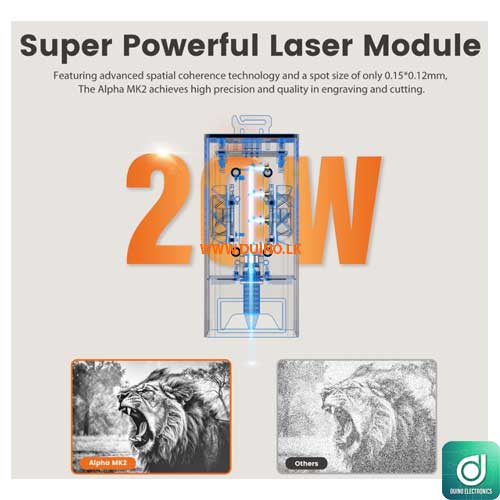 AlgoLaser Alpha MK2 High Power 20W Laser Cutter & Engraver